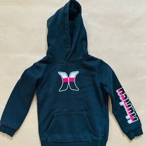 Hurley Kids Hoodie with Pink and White Logo
